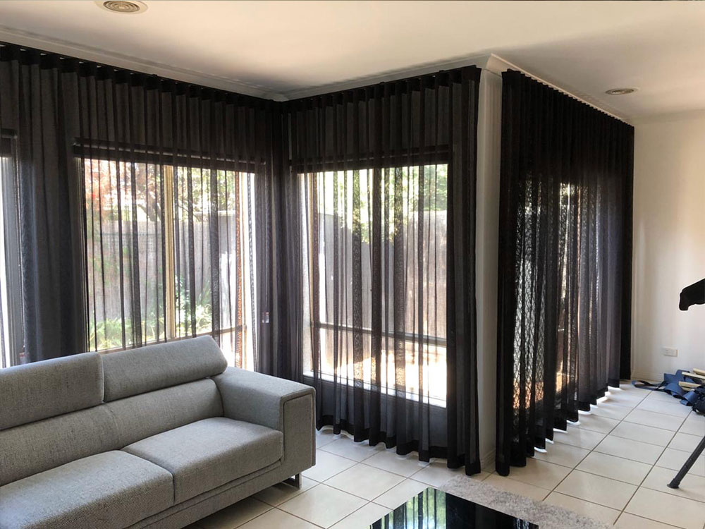 Sheer Curtains in melbourne Hello Blinds
